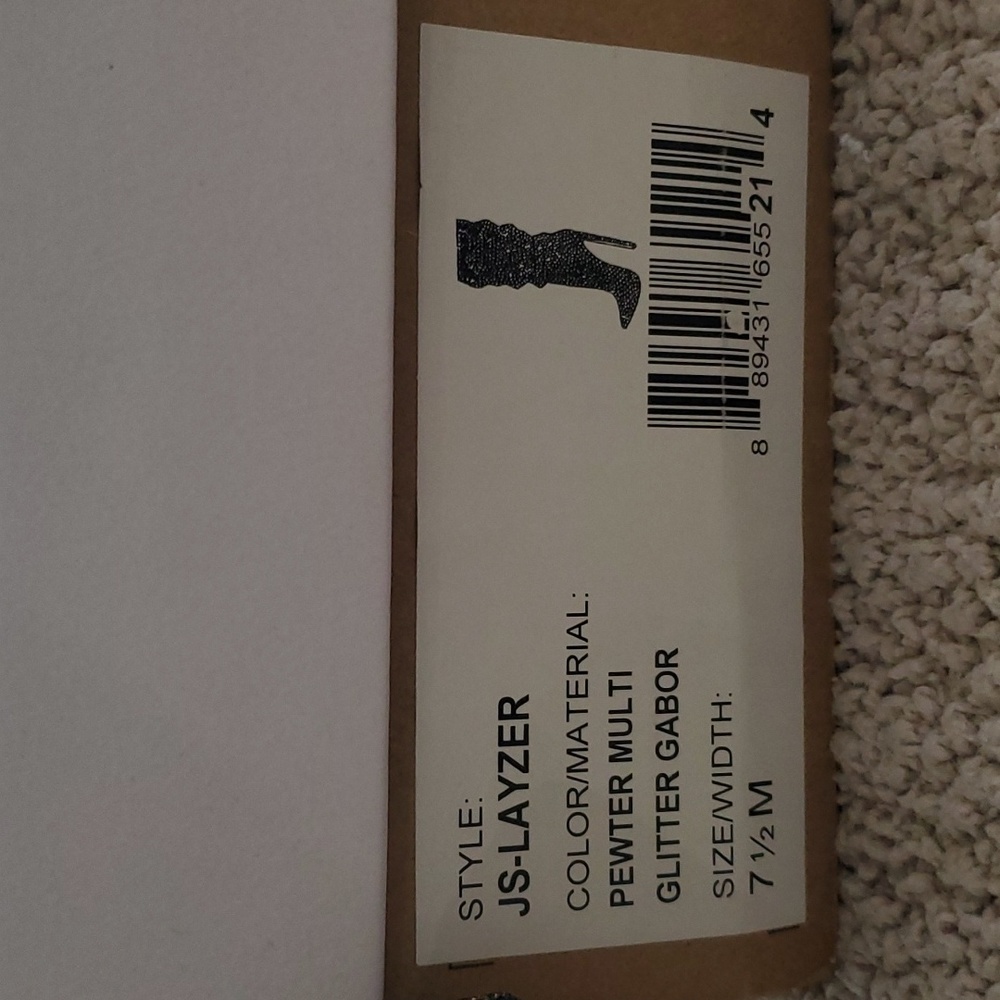 NEW Jessica Simpson Sparkly Boots - 7.5 - Picture 9 of 10